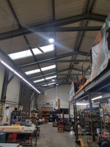 New lights after fitting